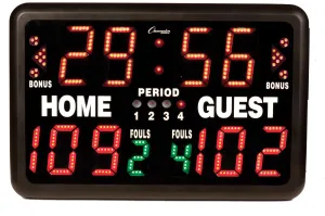 Champion Sports Tabletop Indoor Electronic Scoreboard