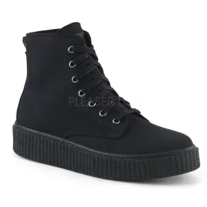 1 Inch Platform SNEEKER-201 Black