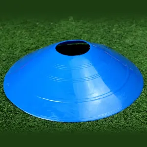 10 PCS Football Training Sign Disc Sign Cone Obstacle Football Training Equipment(Blue)