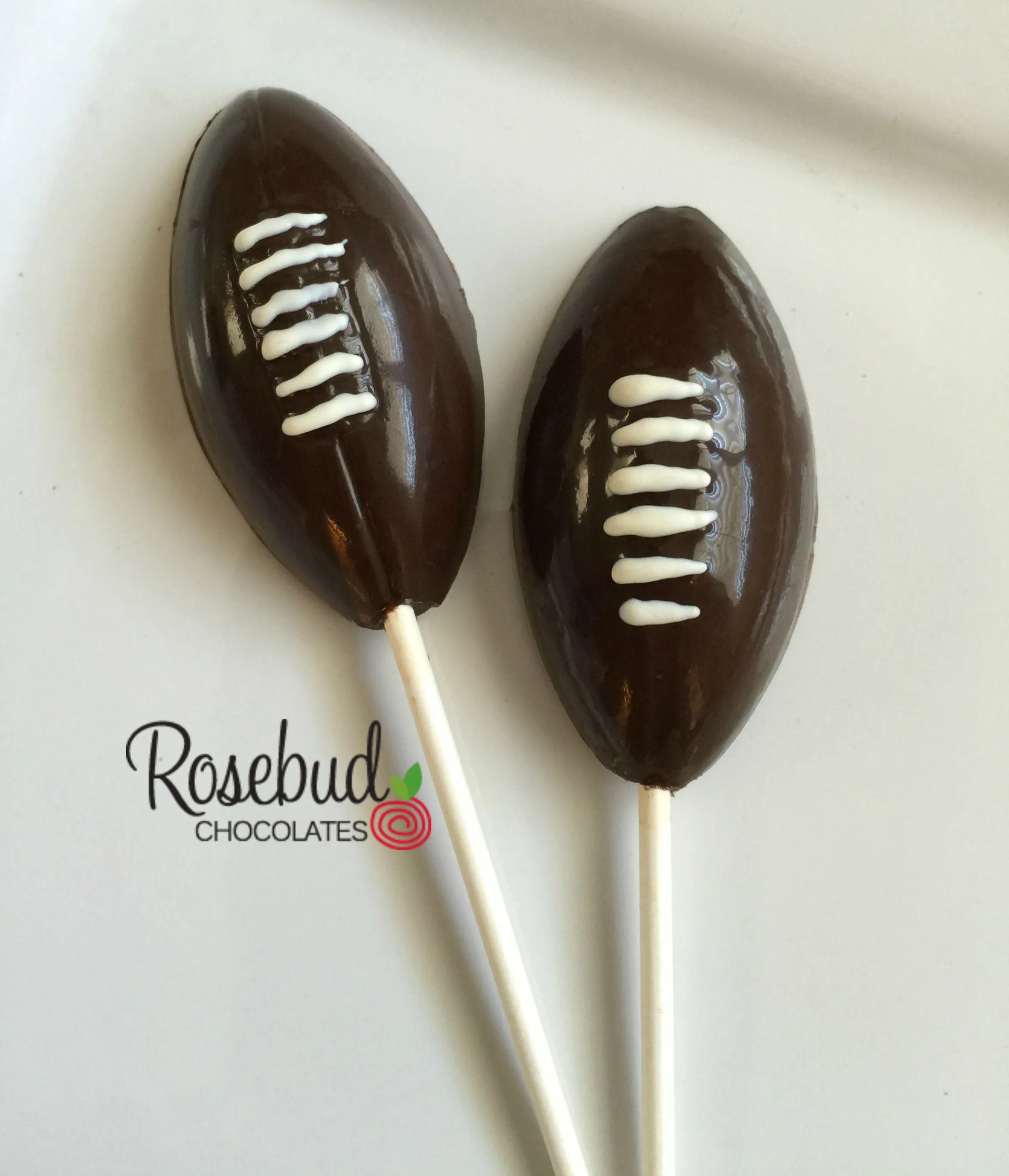 12 FOOTBALL Chocolate Lollipop Candy Sports Birthday Party Favors