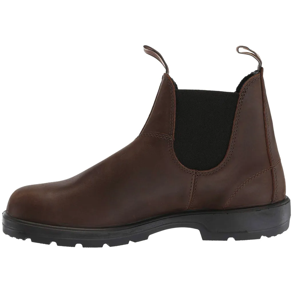 1609 Water-Resistant Leather Unisex Chelsea Boots