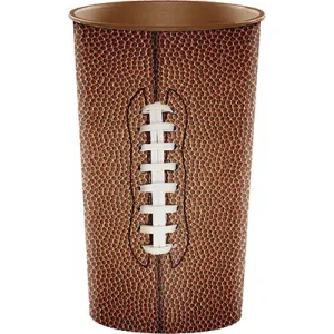 22oz Football Plastic Stadium Cup