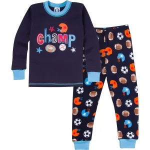 2PC Baby Sports Snug Fit PJs