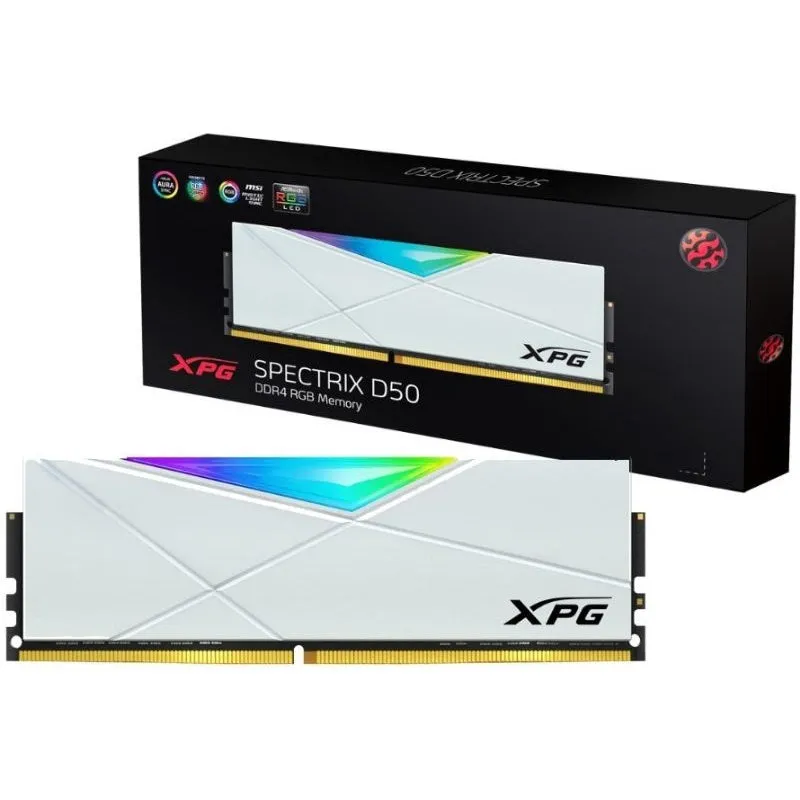 ADATA XPG Spectrix D50 16GB (8GB X2) DDR4 RGB 3200MHz Desktop PC Gaming RAM