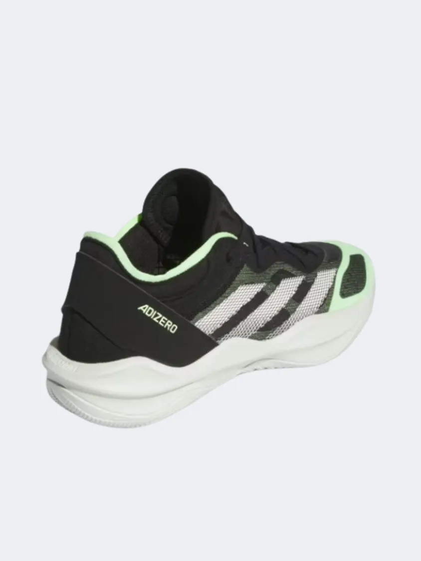 Adidas Adizero Select 2 Men Basketball Shoes Black/White/Green