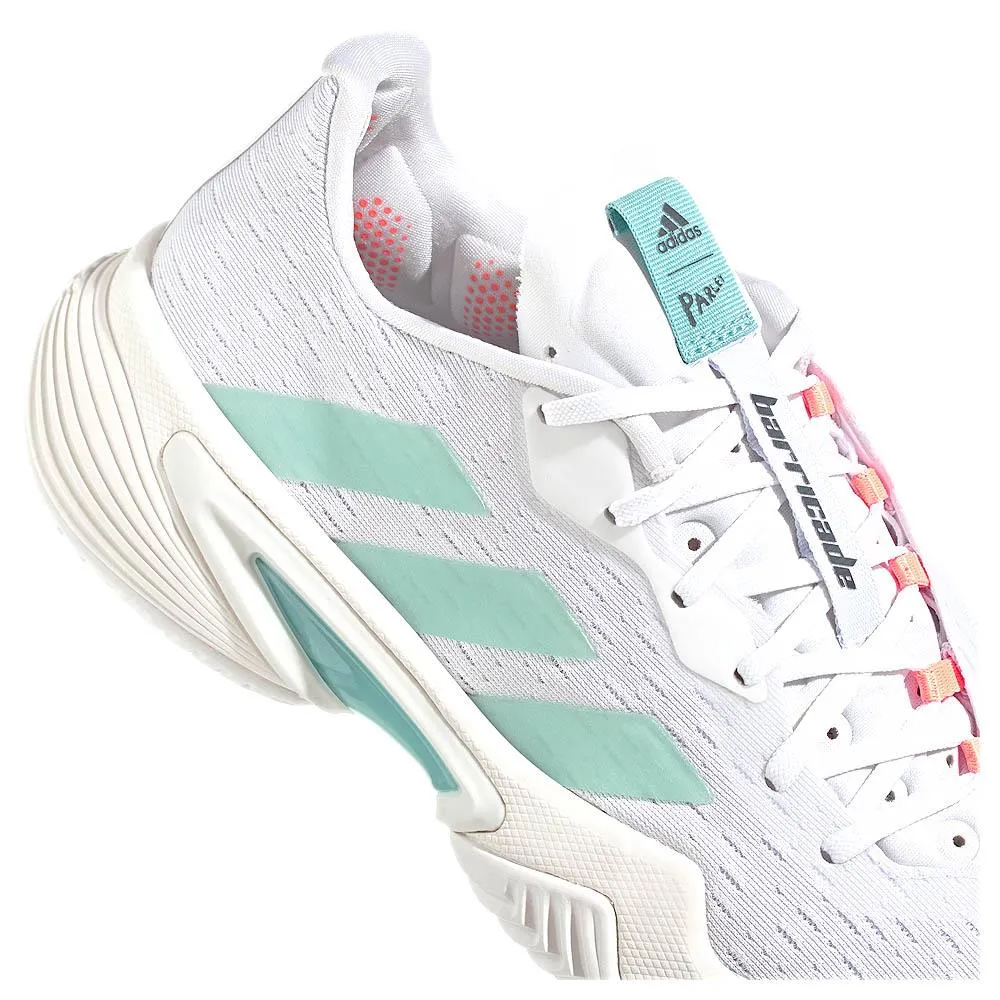 adidas Women's Barricade - Parley - Cloud White/Orbit Grey