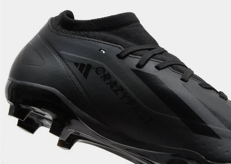 Adidas X Crazyfast.3 FG Football Boots (Black/Black/Black)