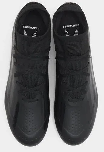 Adidas X Crazyfast.3 FG Football Boots (Black/Black/Black)