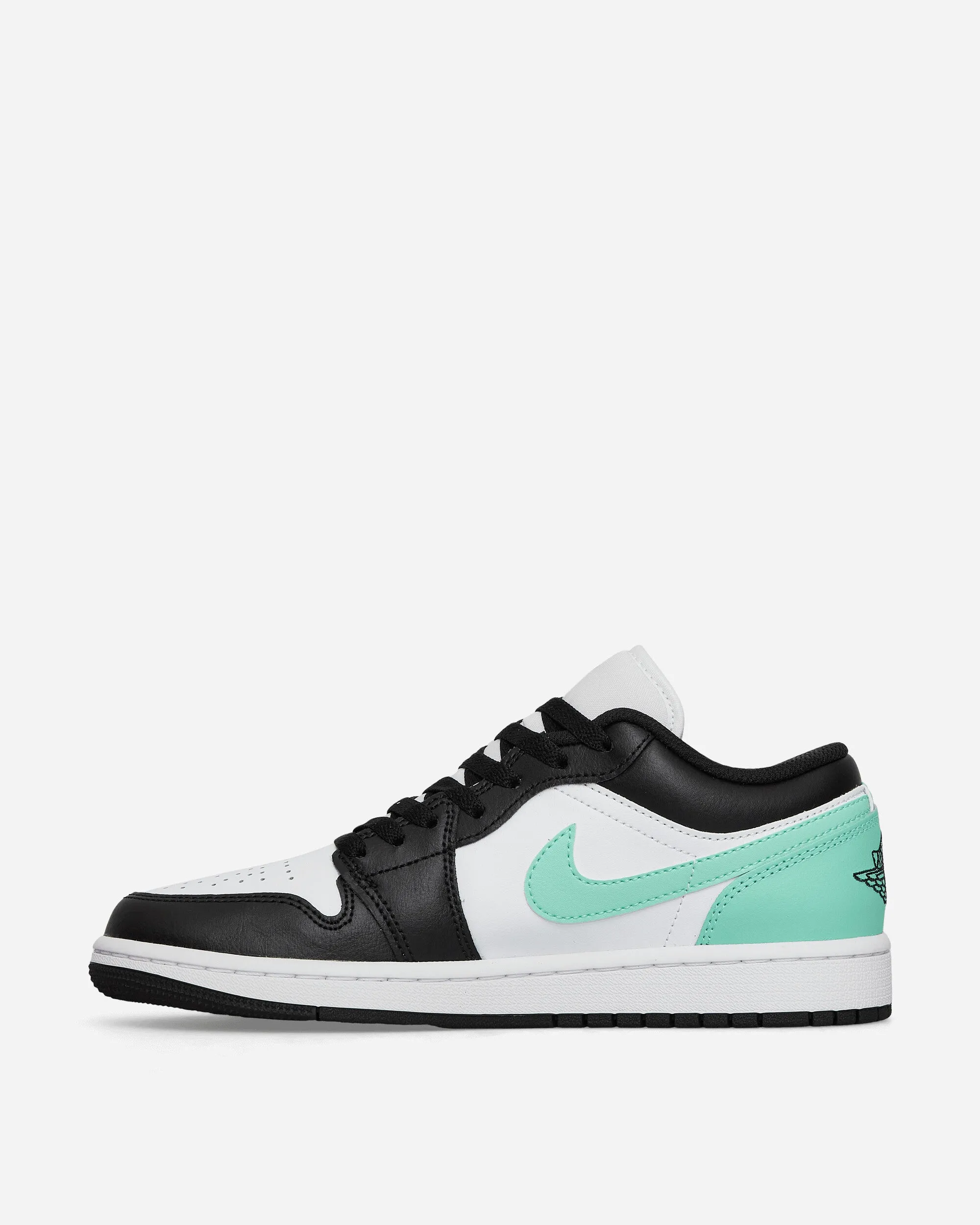 Air Jordan 1 Low Sneakers White / Black / Green Glow