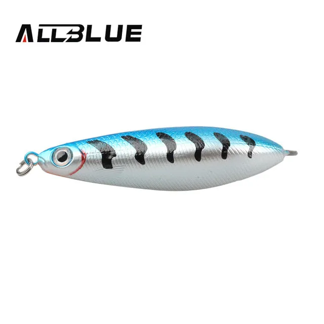 ALLBLUE Spoon Lure Minnow 8.5cm/15.5g Saltwater Anti-hitch Crankbait Snapper Hard Bait Wobblers RealSkin Painting Fishing Lure