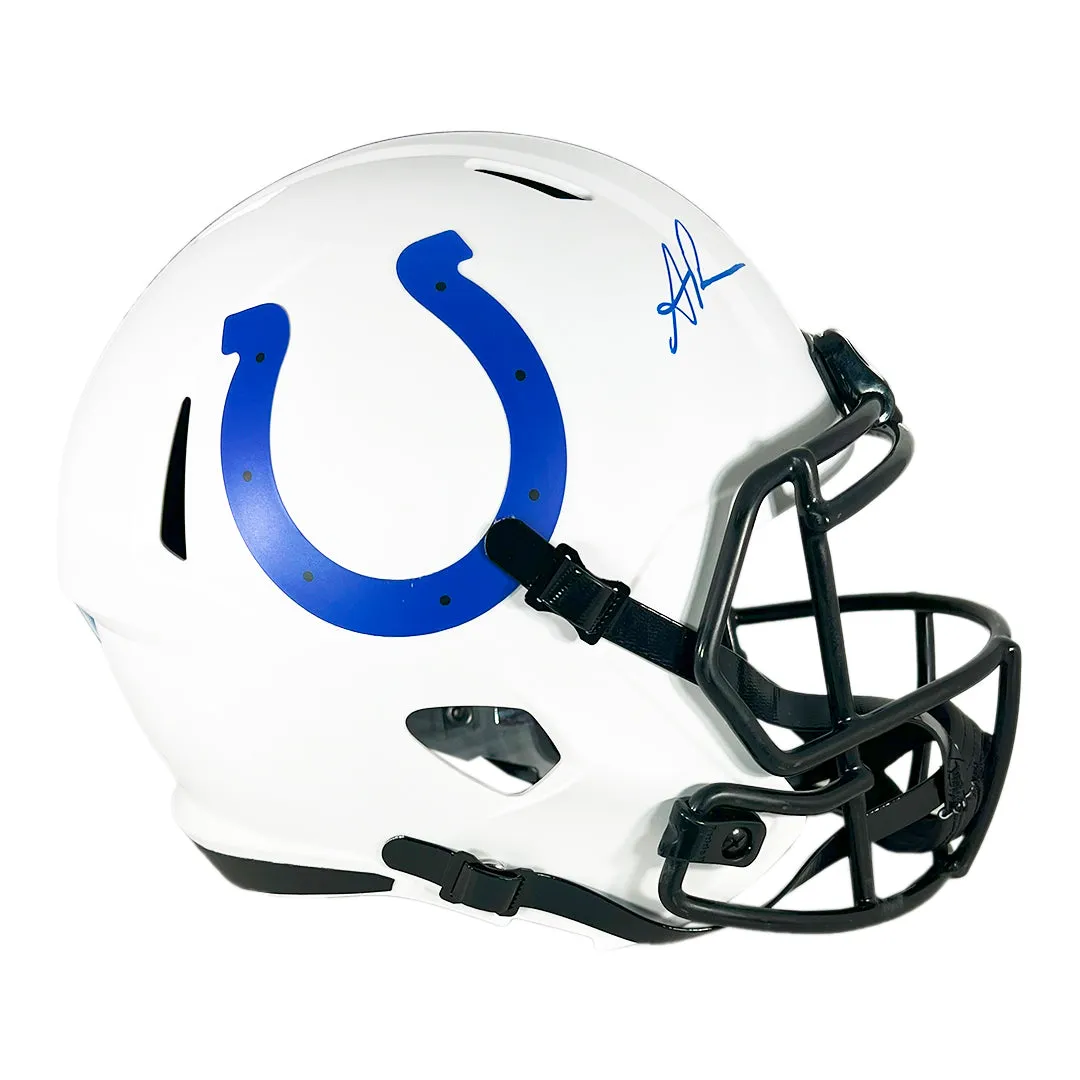 Anthony Richardson Signed Indianapolis Colts Lunar Eclipse Full-Size Replica Football Helmet (JSA)