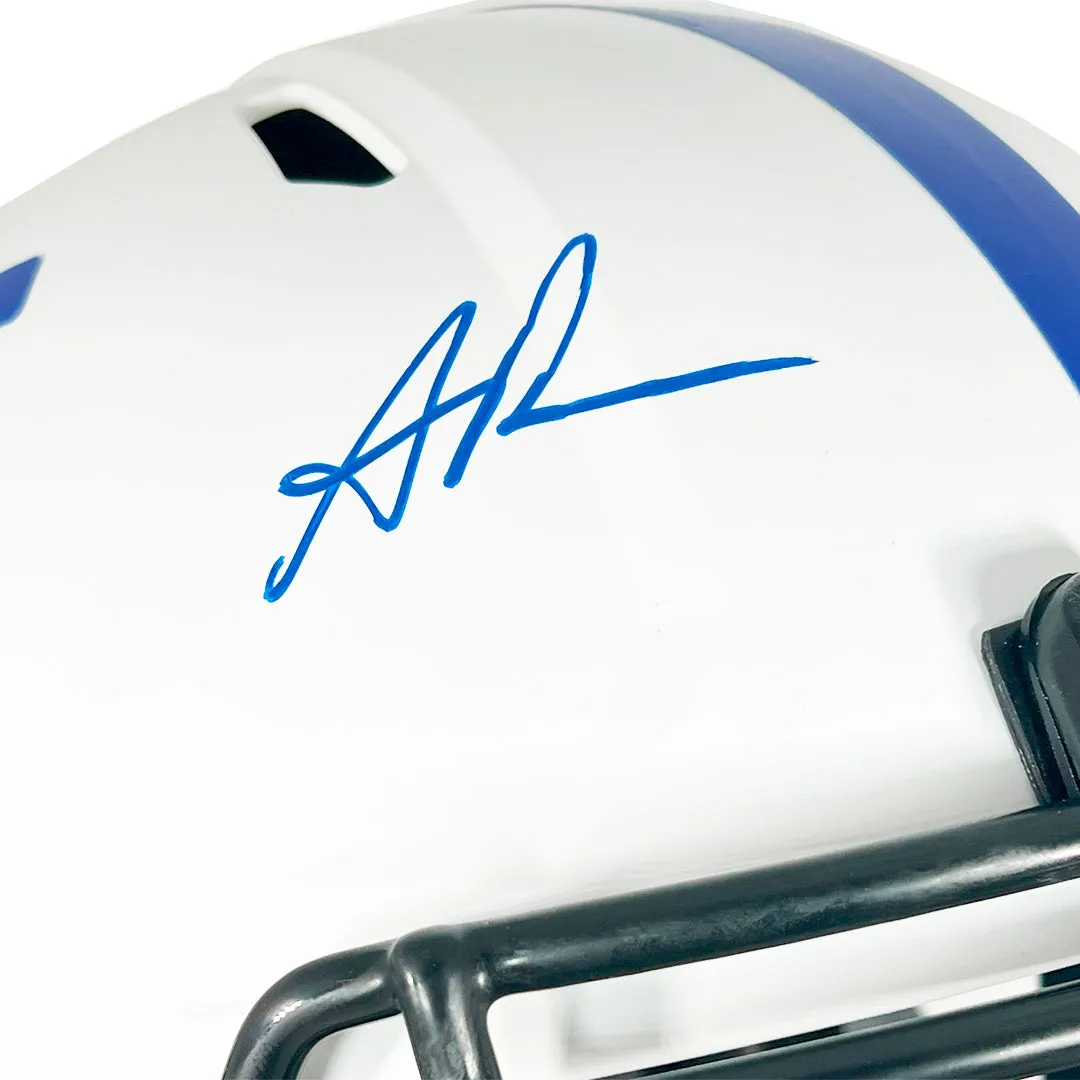 Anthony Richardson Signed Indianapolis Colts Lunar Eclipse Full-Size Replica Football Helmet (JSA)