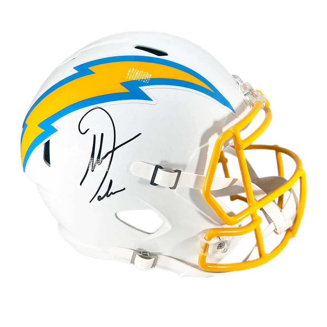 Antonio Gates Signed Los Angeles Chargers Throwback 2020 Speed Full-Size Replica Football Helmet (Beckett)