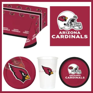 Arizona Cardinals 41 Piece Party Pack for 8 Fans