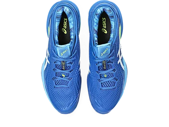 Asics Court FF 3 Novak Men's Tennis Shoes Tuna Blue/White