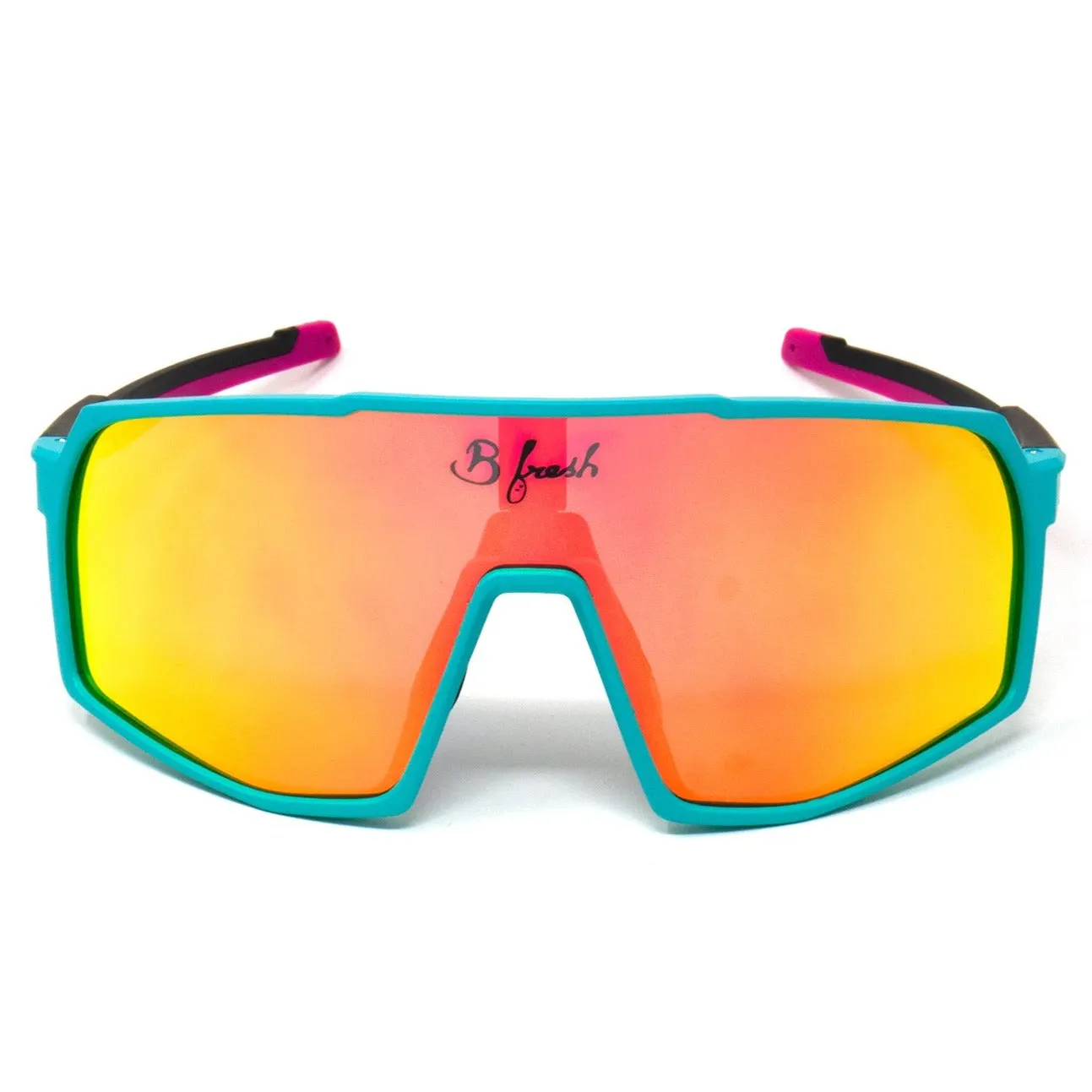 B Fresh - Sun Blockers - Black/Pink & Light Blue - Vapor Waves