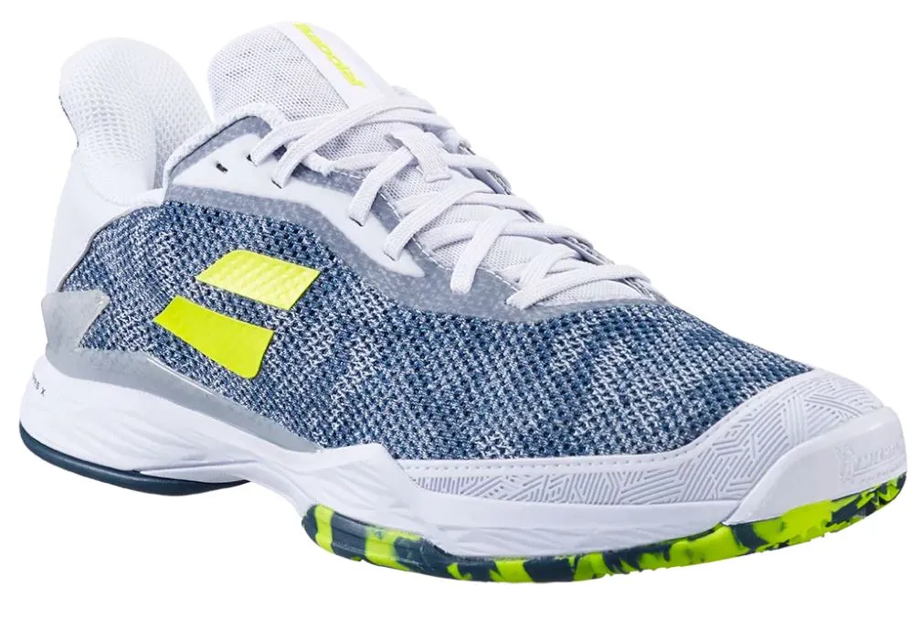 Babolat Jet Tere White/Dark Blue/Green Clay Court Unisex Tennis Shoe