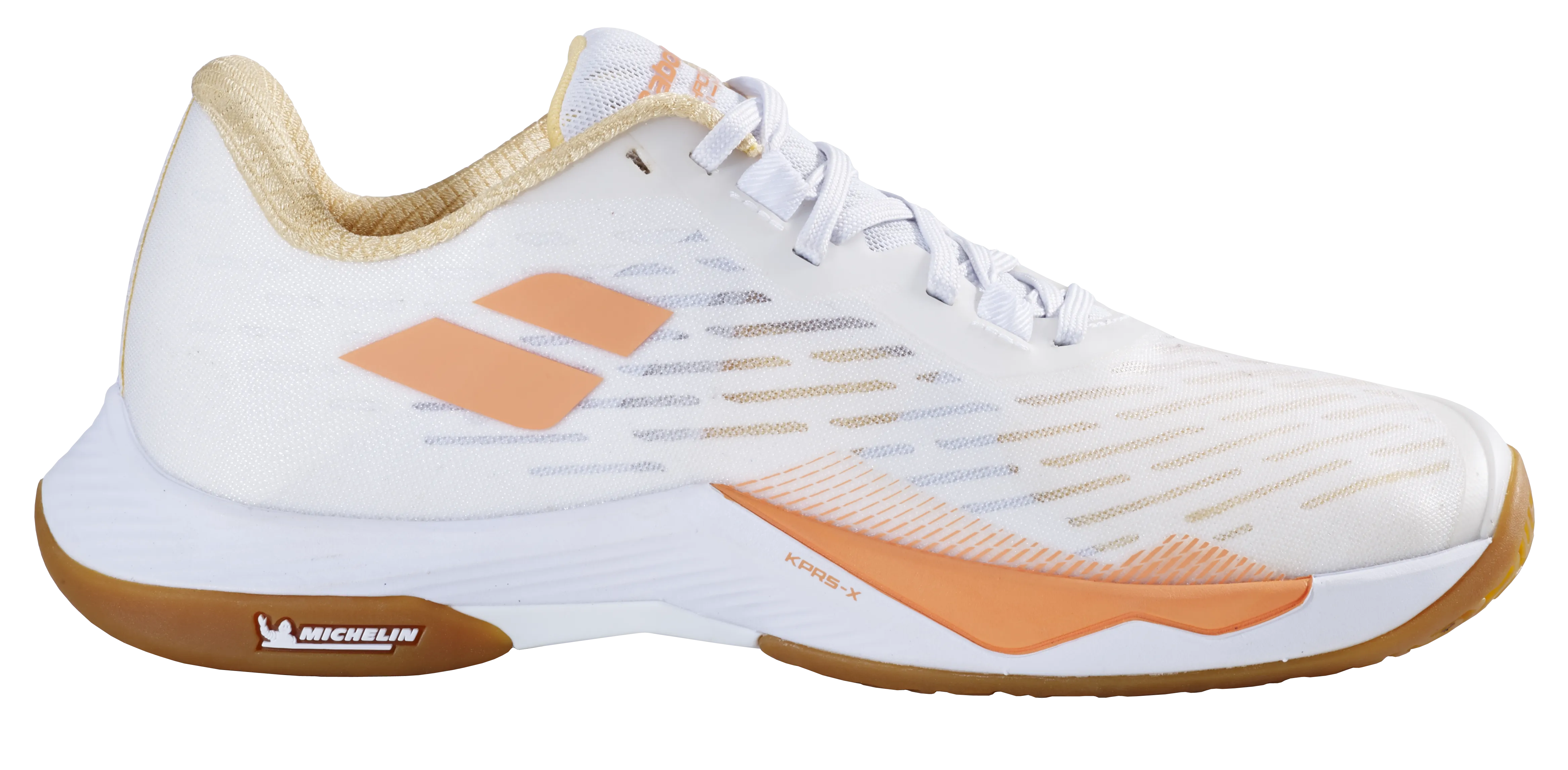 Babolat Shadow Tour 5 White/Yellow Women's Court Shoe