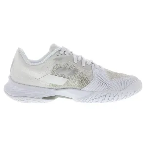 Babolat Women's Jet Mach 3 Tennis Shoes White and Silver