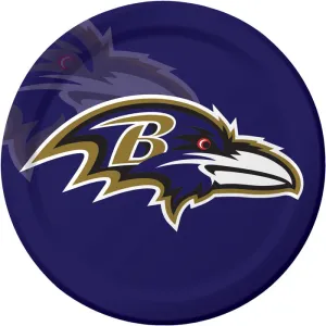 Baltimore Ravens Paper Plates (8/Pkg)