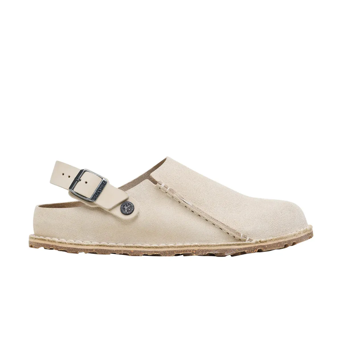 Birkenstock Lutry in Eggshell Suede