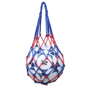 Bold Solid Mesh Ball Storage Bag(Red Blue)