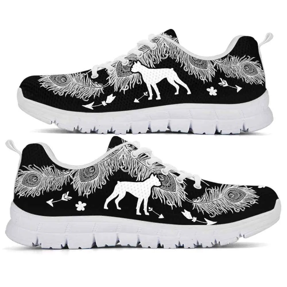 Boxer Sneaker, Boxer Dog Lovers Sneakers Running Shoes Gift Women Men Dog Mom Dog Dad, Boxer Shoes