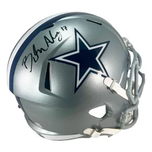 Brandon Aubrey Signed Dallas Cowboys Speed Full-Size Replica Football Helmet (Beckett)