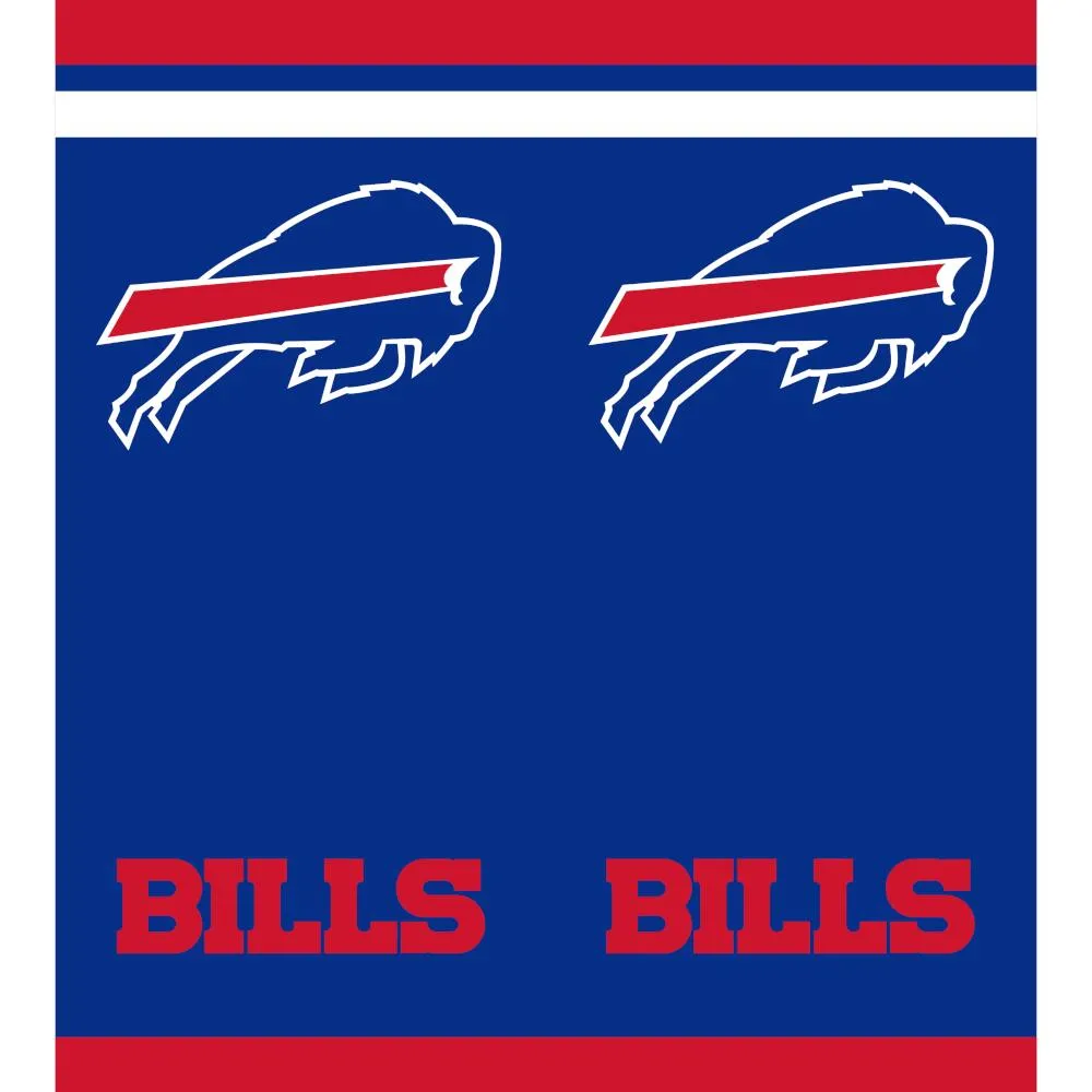 Bulk Buffalo Bills Plastic Table Covers (12 per Case)