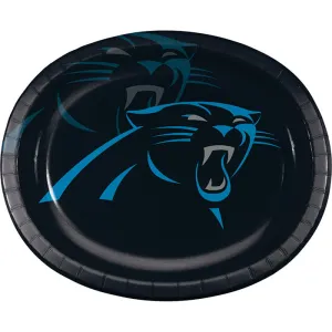 Bulk Carolina Panthers Paper Oval Plates (96 per Case)