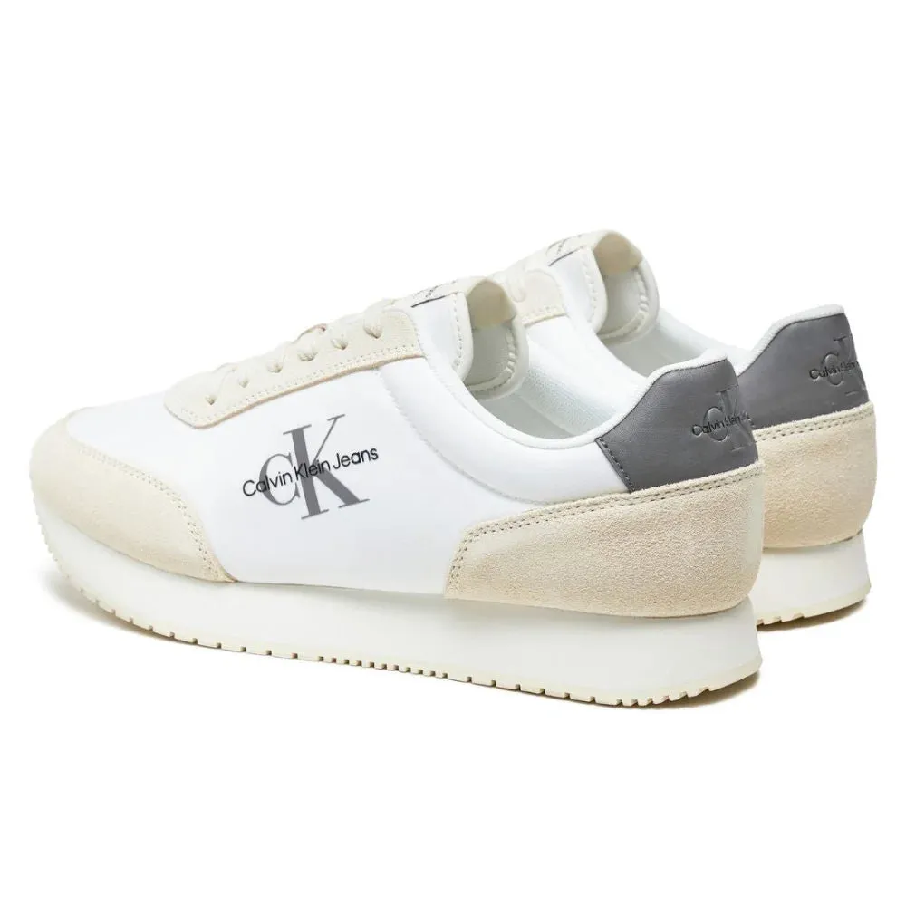 Calvin Klein Jeans Retro Runner SU-NY Mono Trainer - WHTGRY