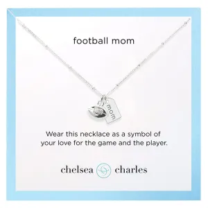 CC Sport Football Mom Double Charm Necklace