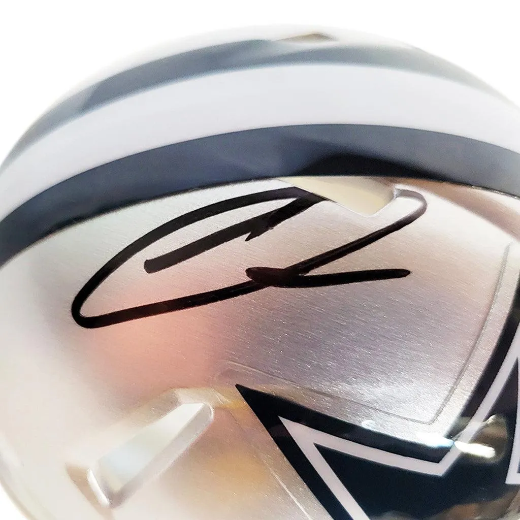 Ceedee Lamb Signed Dallas Cowboys Speed Mini Football Helmet (JSA)