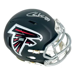 Charlie Woerner Signed Atlanta Falcons Speed Mini Football Helmet (Beckett)