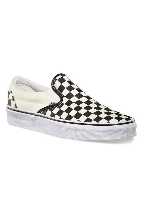 Checkerboard Classic Slip-On Sneakers by Vans