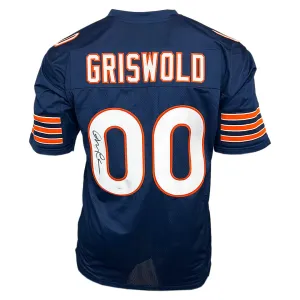 Chevy Chase Signed Chicago Navy Griswold Football Jersey (JSA)