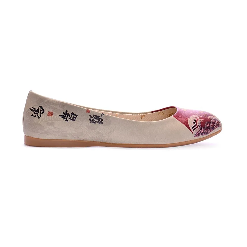 Chinese Dragon Ballerinas Shoes 1037