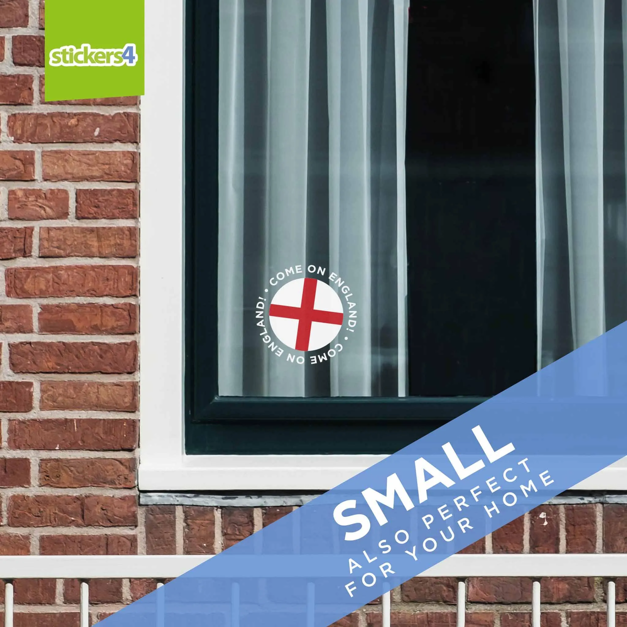 Come on England Roundel Window Sticker