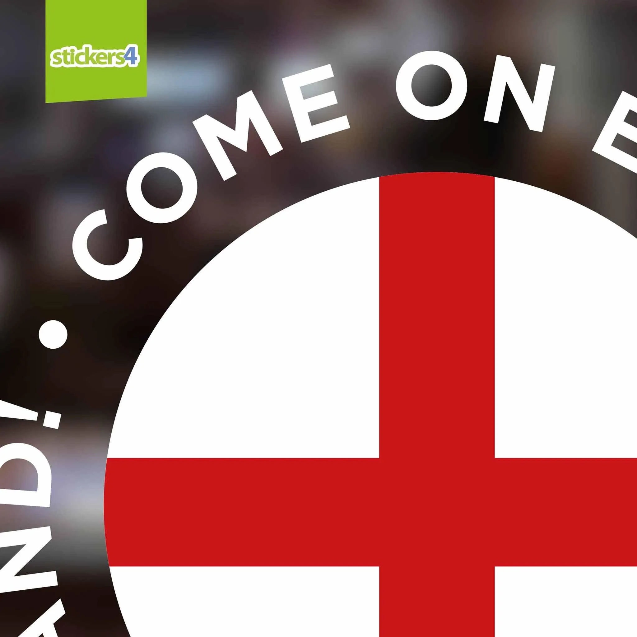 Come on England Roundel Window Sticker