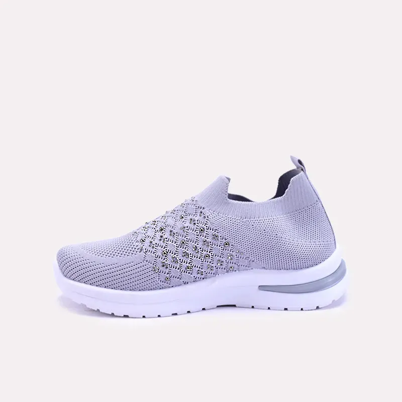 Coraline Gray Slip On Sneakers 0440735