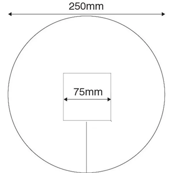 Custom Printed - HART Round Post Protector 75mm - 25cm