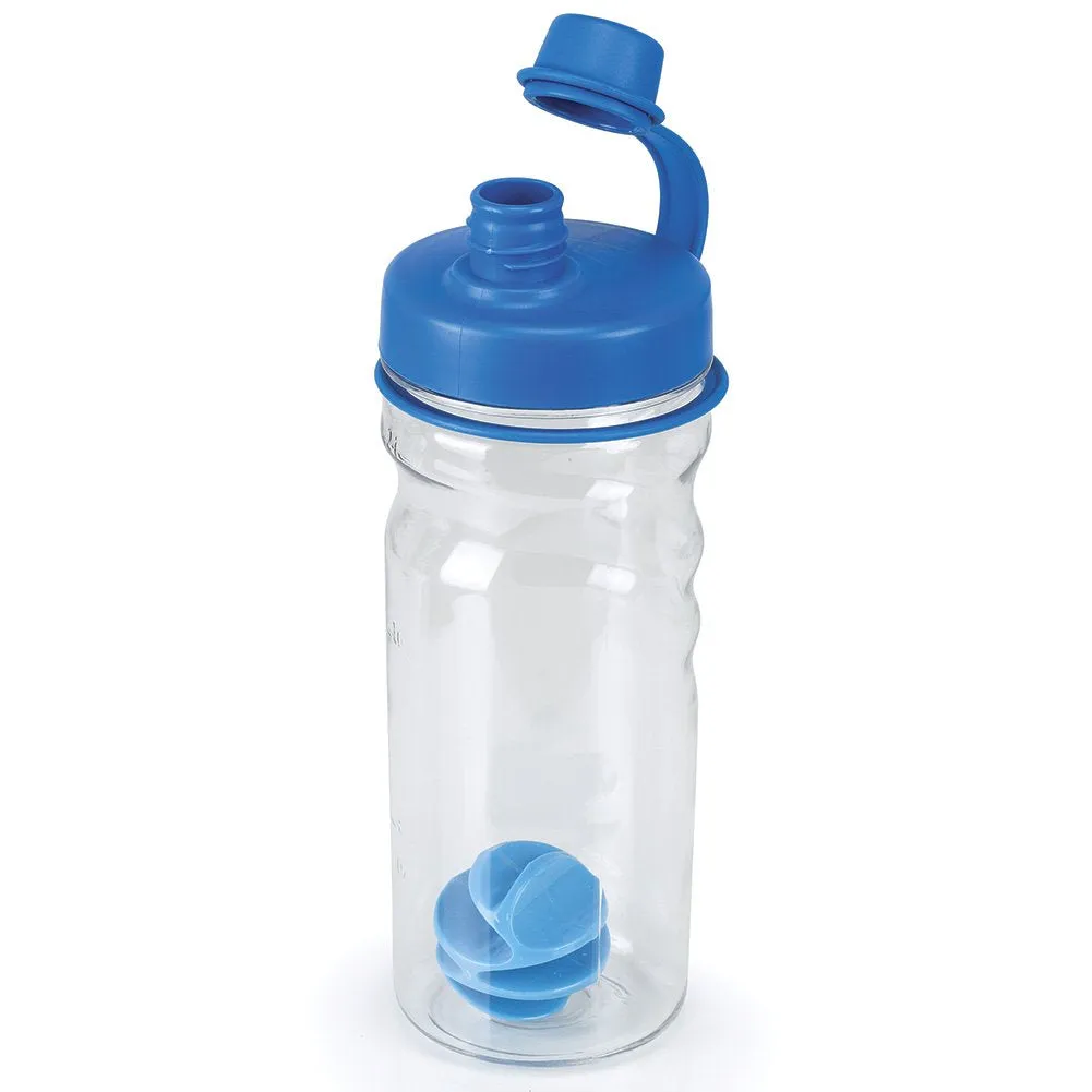 Dawhud Direct Tritan Protein Shaker Bottle with Mixer Ball, BPA Free, 24oz (Blue