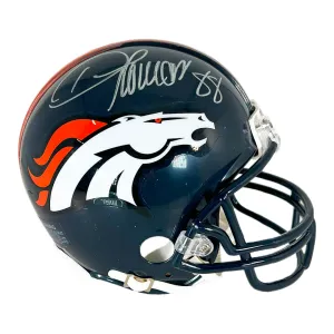 Demariyus Thomas Signed Denver Broncos Mini Football Helmet (JSA)