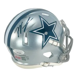 Deuce Vaughn Signed Dallas Cowboys Speed Mini Football Helmet (JSA)