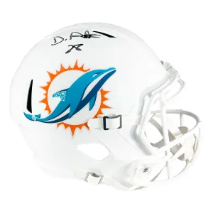 De'Von Achane Signed Miami Dolphins Speed Full-Size Replica Football Helmet (Beckett)