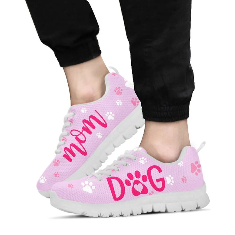 Dog Sneaker, Dog Mom Pink Sneaker Shoes, Dog Shoes