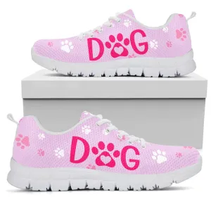 Dog Sneaker, Dog Mom Pink Sneaker Shoes, Dog Shoes