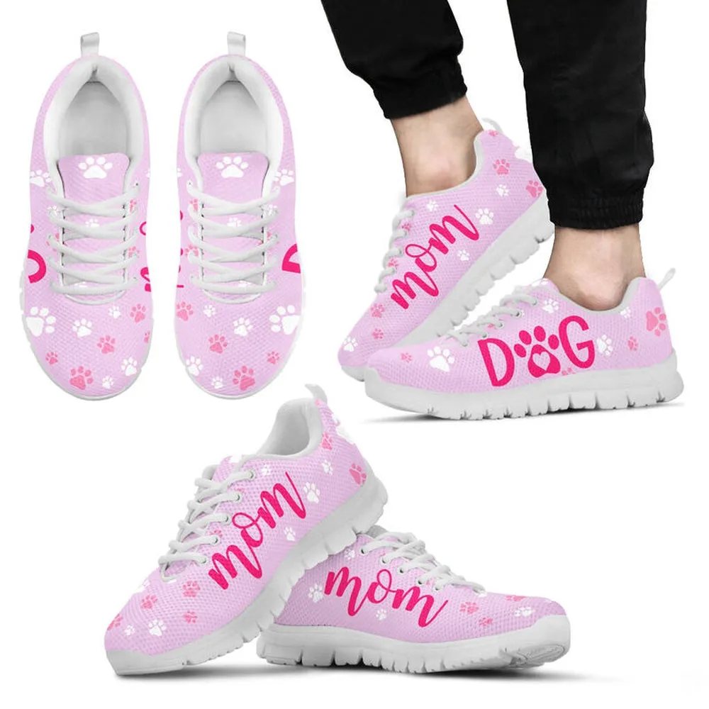 Dog Sneaker, Dog Mom Pink Sneaker Shoes, Dog Shoes