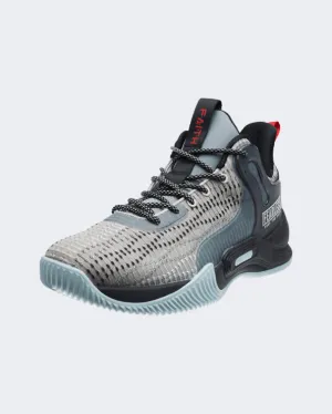 Erke  Men Basketball Shoes Blue/Grey