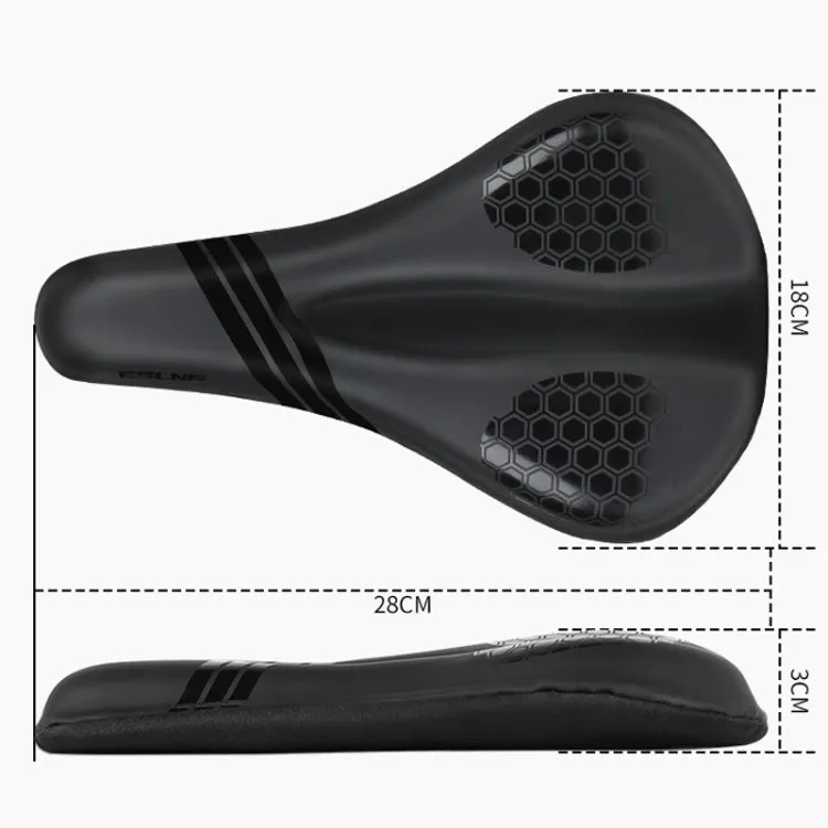 ESLNF Mountain Bike Saddle Cover Cycling Shock Absorbing Saddle Gear, Style: Honeycomb